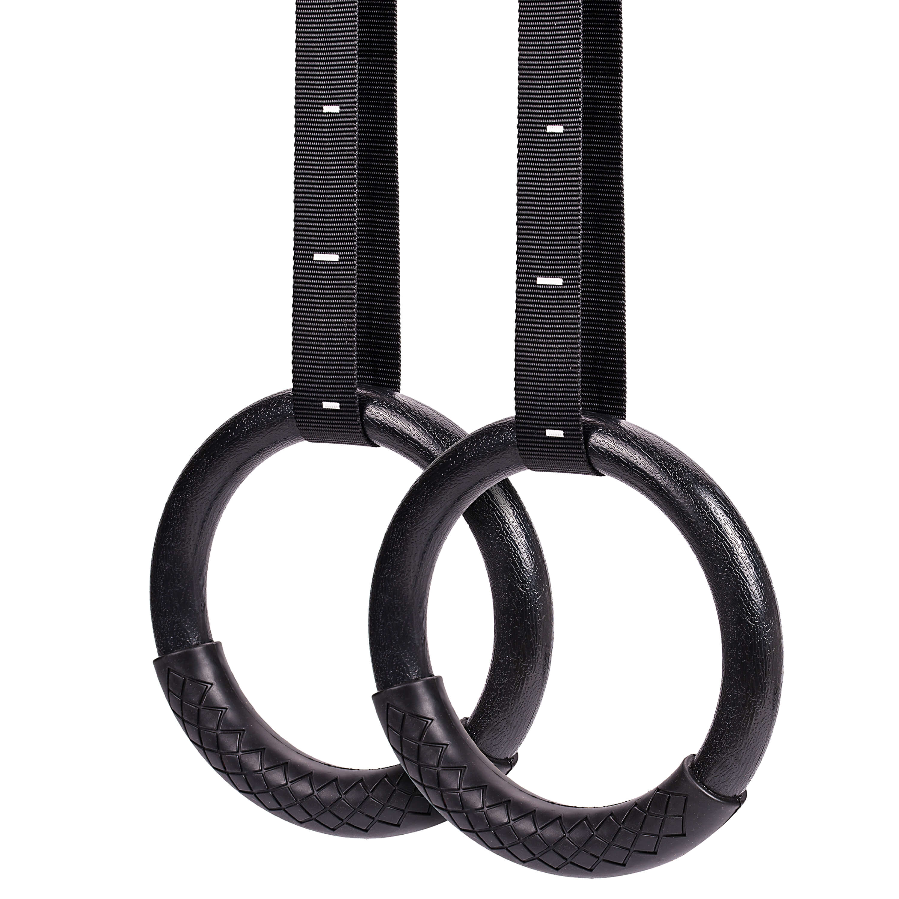 Waterproof gym rings with numbered straps by Atomic Iron