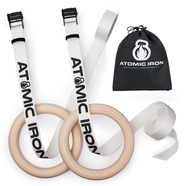 Atomic Iron gymnastic rings set