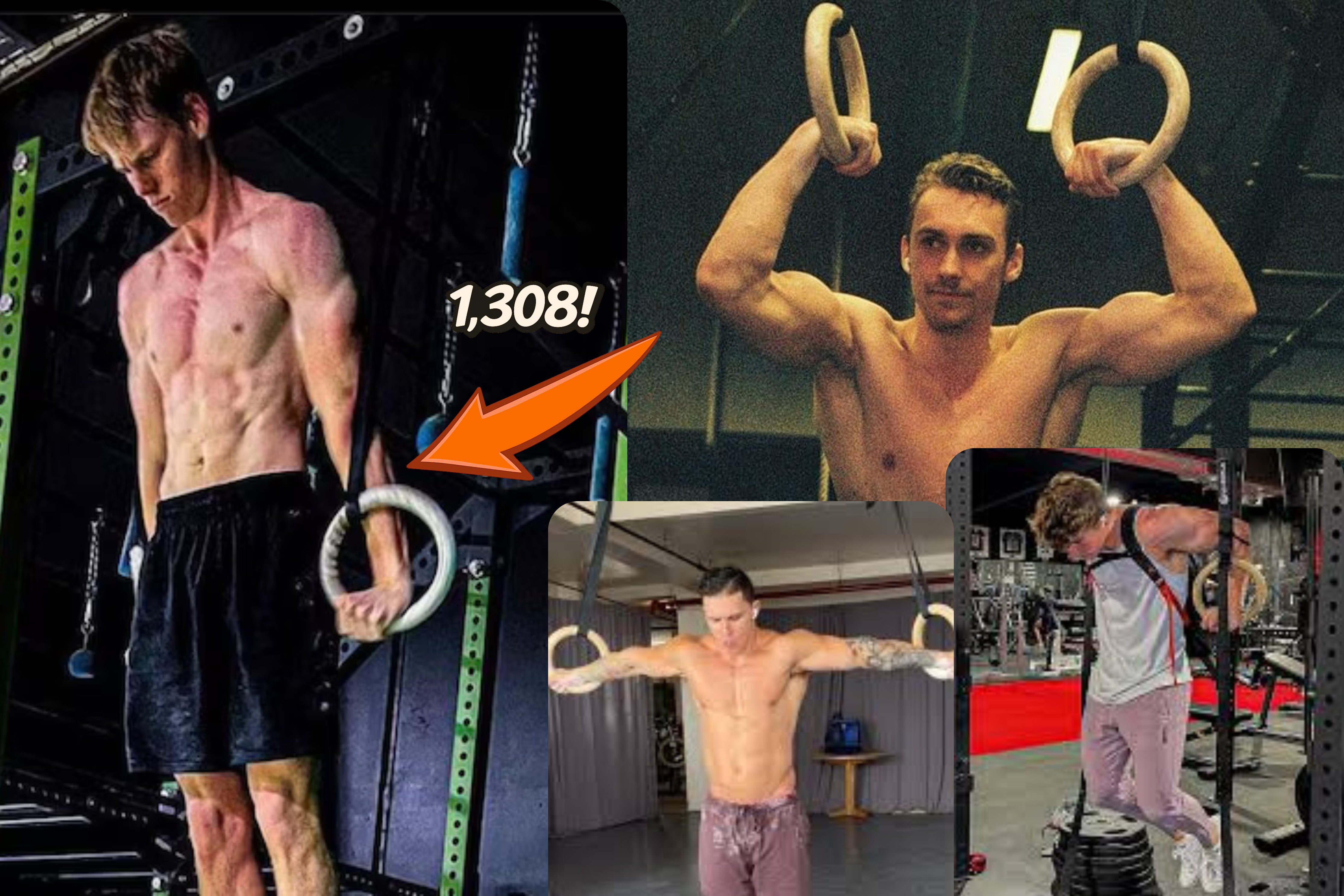 UNBELIEVABLE: 4 World Records using Gymnastic Rings