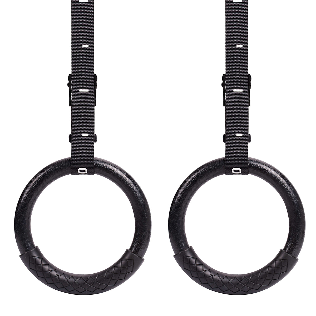 Premium Outdoor Gymnastic Rings Set (Black Numbered) – Atomic Iron