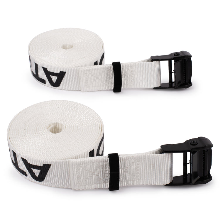 Atomic Iron gymnastic rings straps white