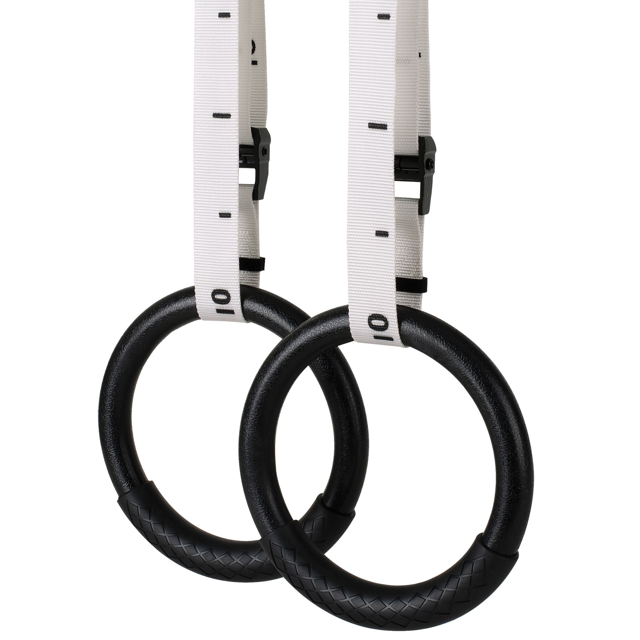 Premium Outdoor Gymnasic Rings Set Atomic Iron