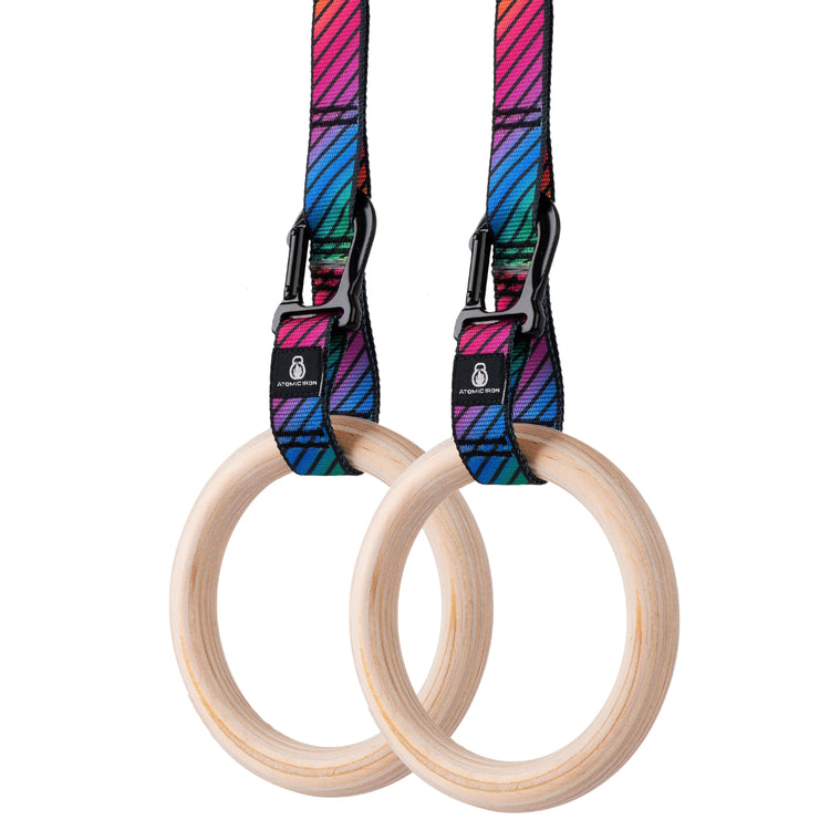 Kids gymnastic rings - Atomic Iron