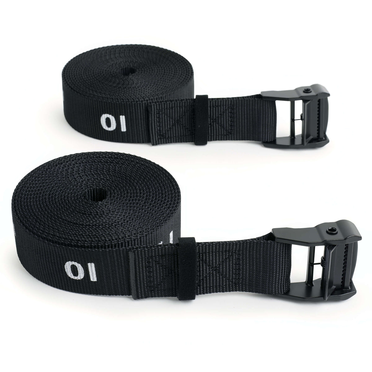 Gymnastic Rings Straps with Cam Buckles 3.8cm (Black Numbered) Atomic